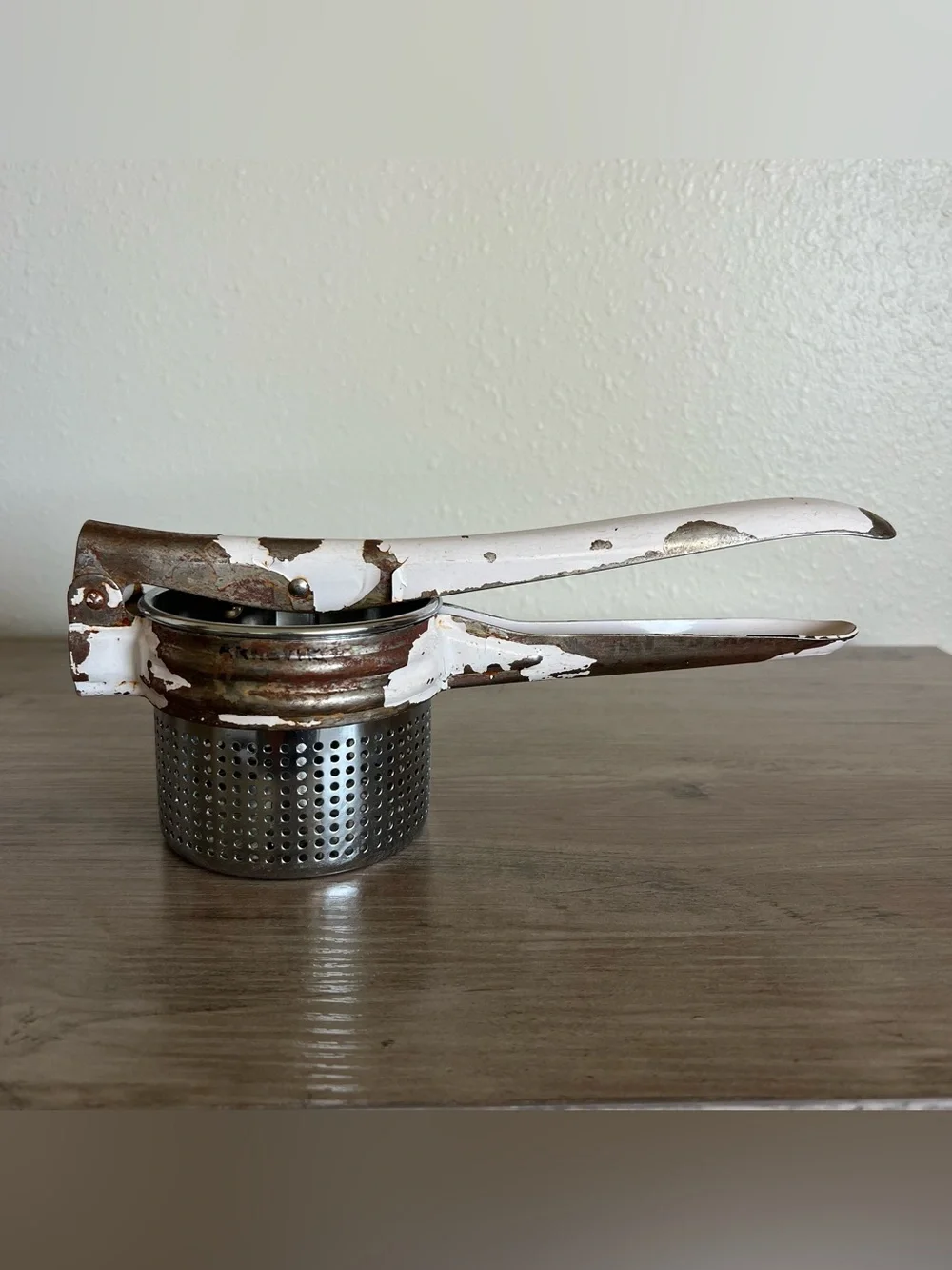 Vintage Metal Potato Ricer Ekco Best Egg Beater Rustic Antique Kitchen Gadgets